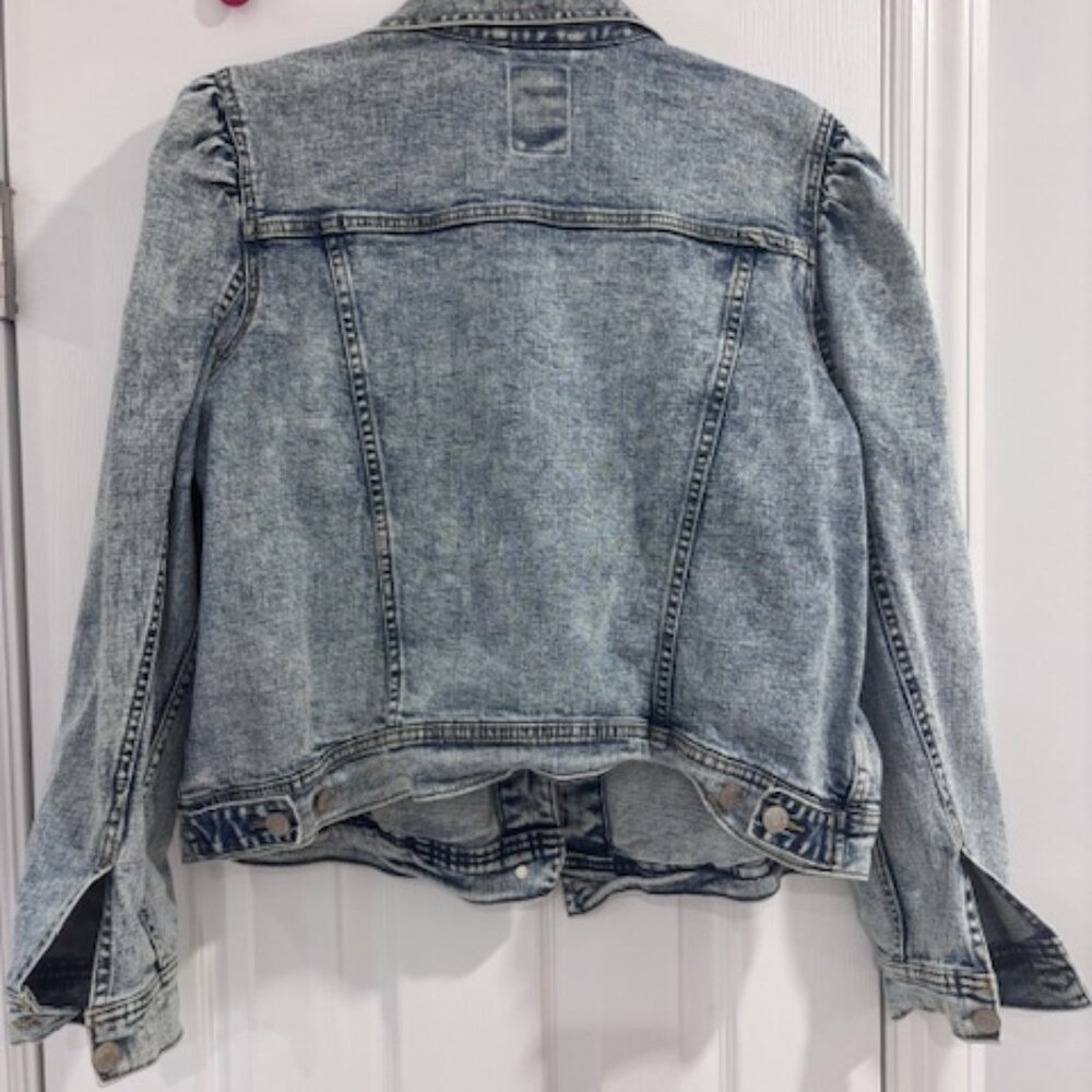 GAP Denim Puff Sleeve Jacket - Picture 5 of 5